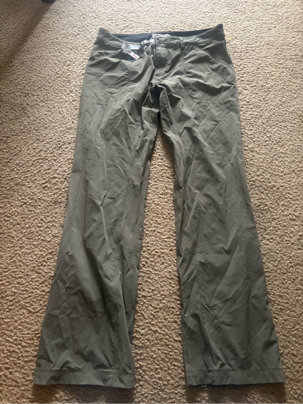 Gramicci Belted Pants Women's Size 8 Nylon Roll Up Hike Climb Granola
